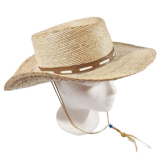 Legitimo Sahuayo Straw Hat Unisex Genuine Mexico sz M - Picture 1 of 9